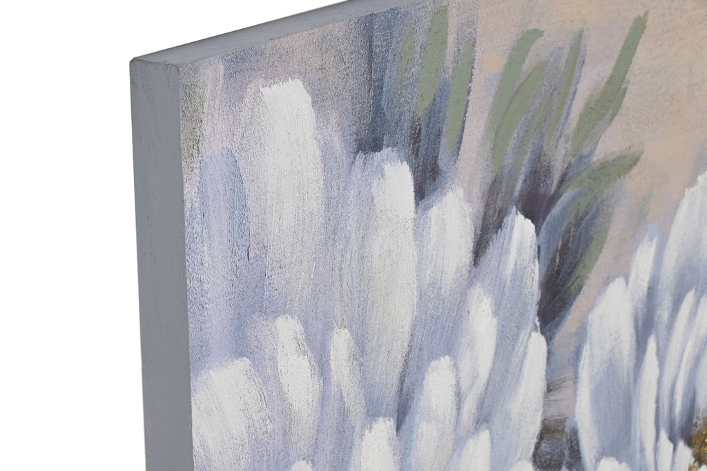 CUADRO LIENZO MDF 80X120 HORTENSIAS 2 SU