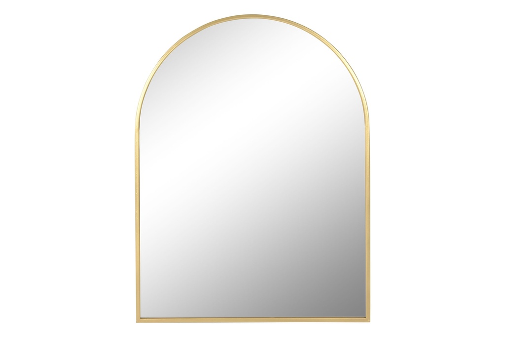 ESPEJO HIERRO CRISTAL 65X85 VENTANA DORA