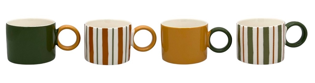 Mug de porcelana new bone, 4 diseños surtidos
