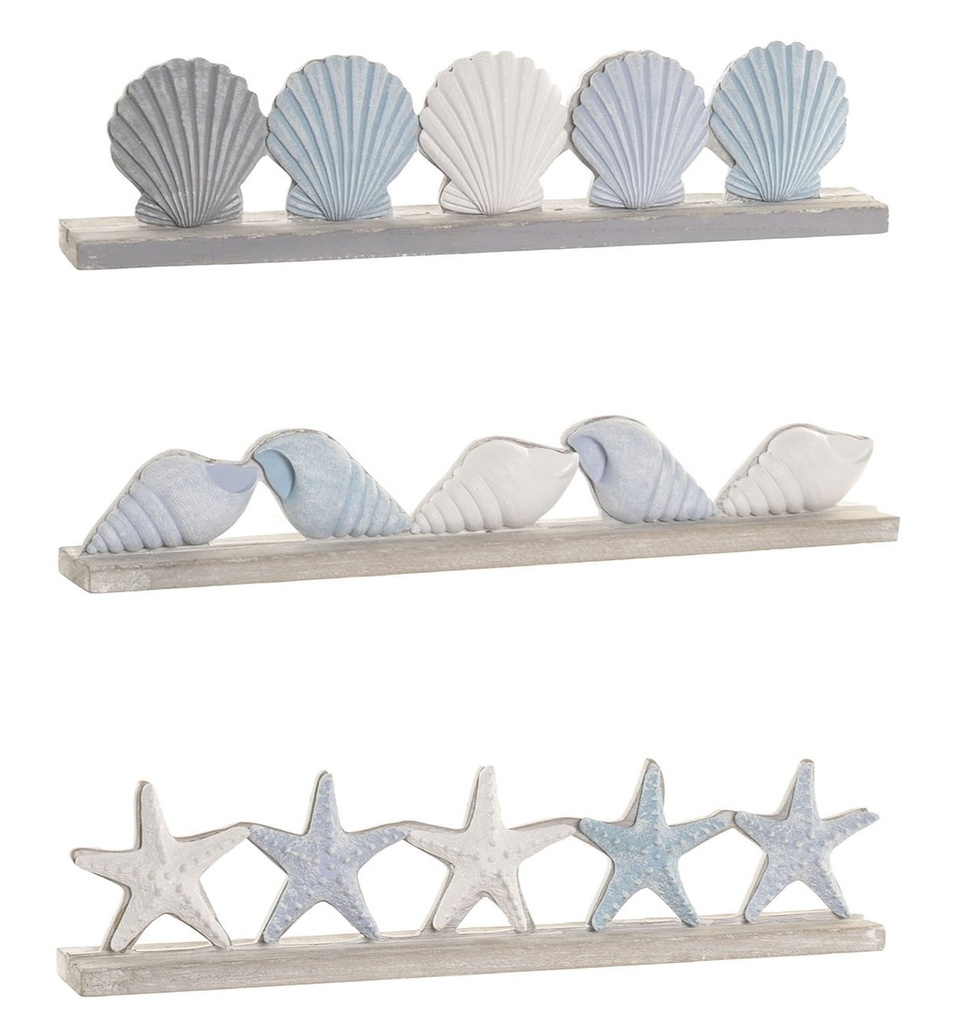 Decoración de MDF y resina, 3 diseños surtidos