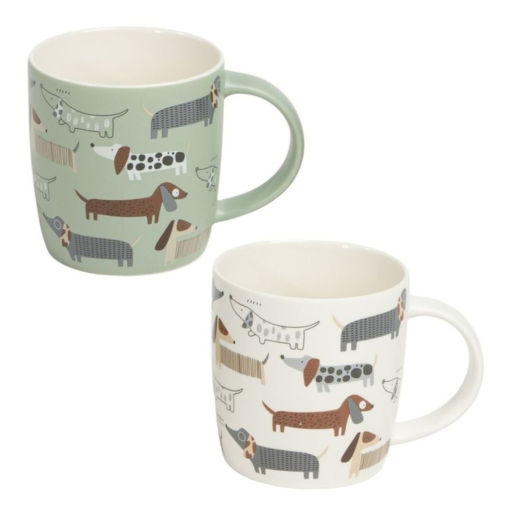 Mug con perros, 2 diseños surtidos
