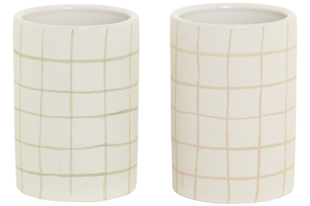 Vaso de cerámica, 2 diseños surtidos