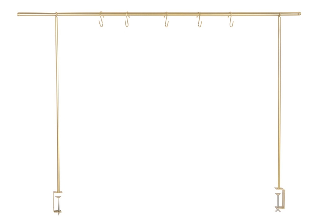 Barra decorativa de hierro, extensible