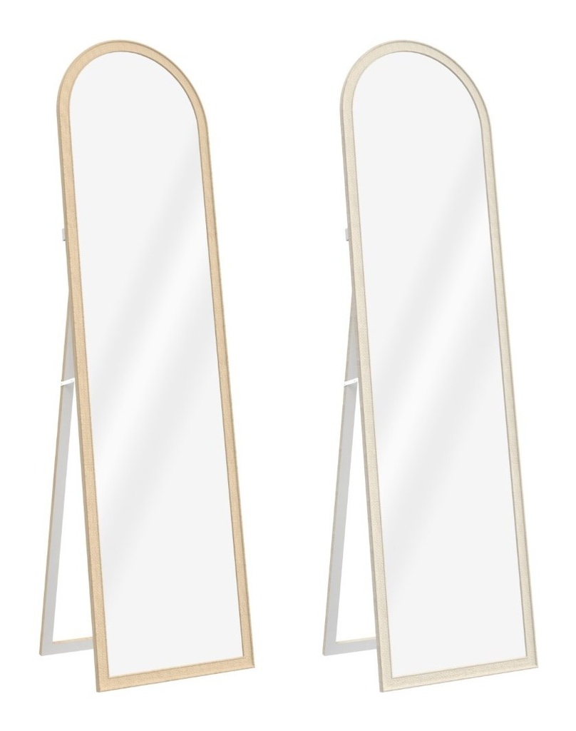 Espejo vestidor de cristal, 2 diseños surtidos