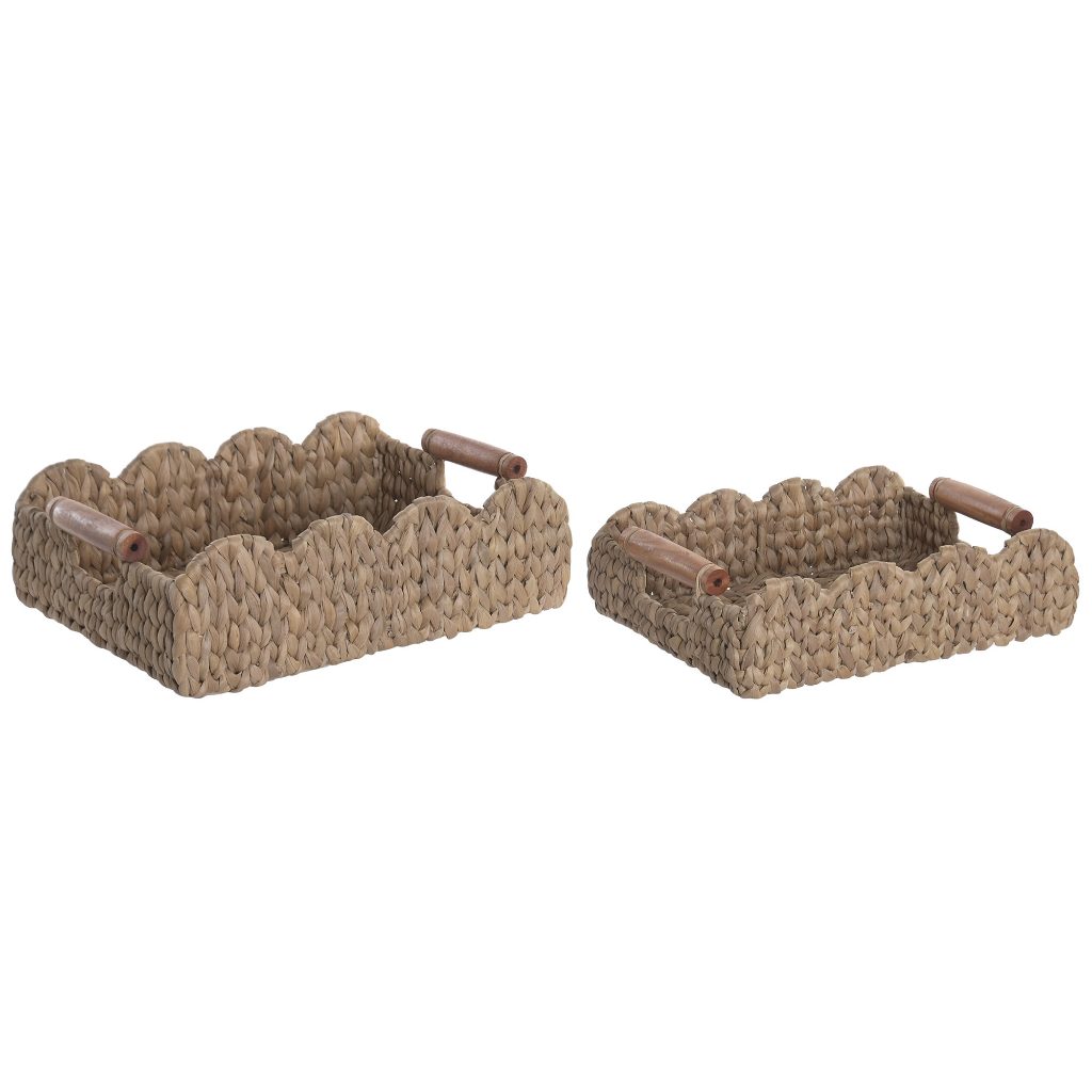 Cesta de jacinto de agua y seagrass, pequeña