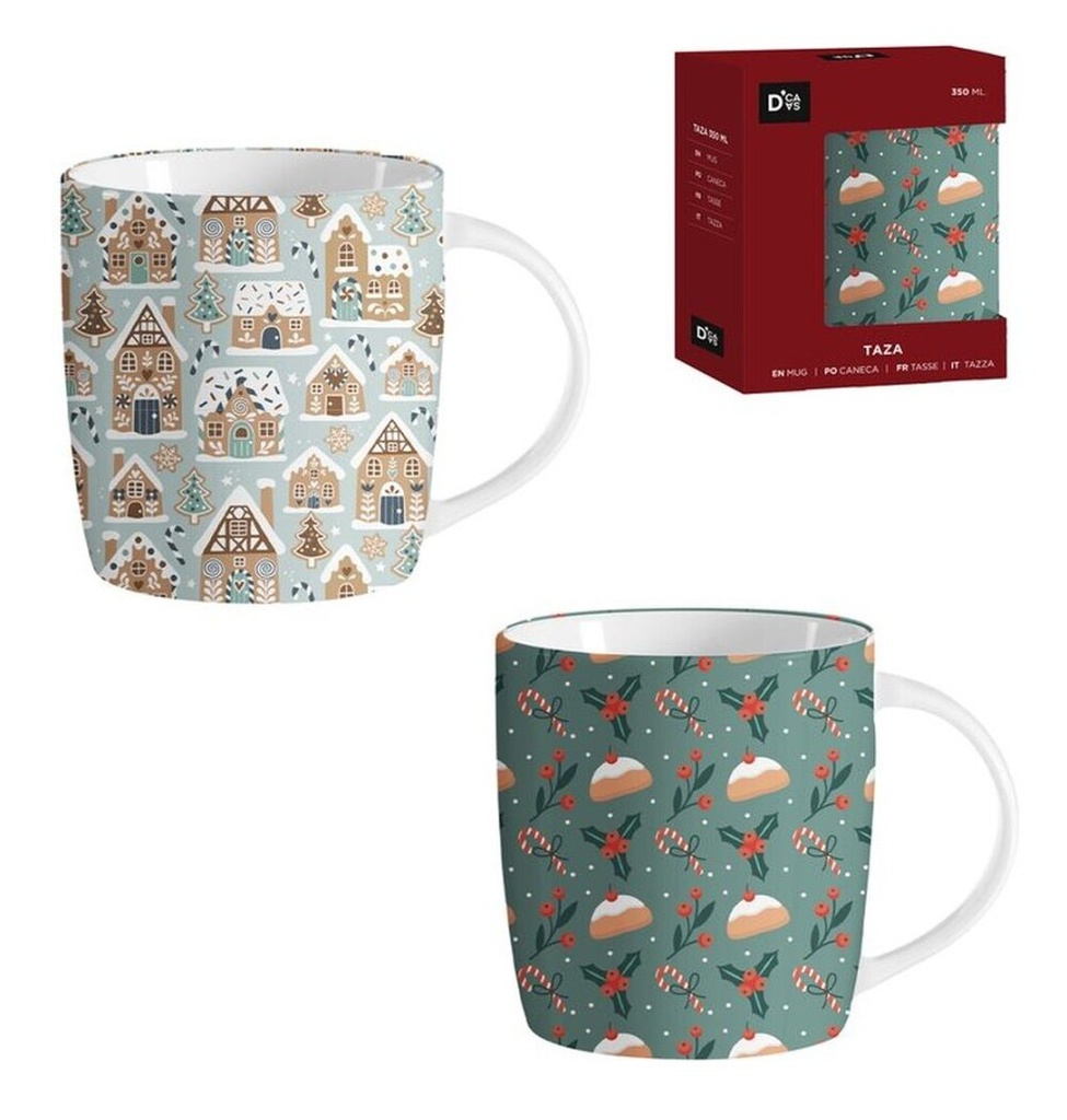 Mug de Navidad, 2 diseños surtidos