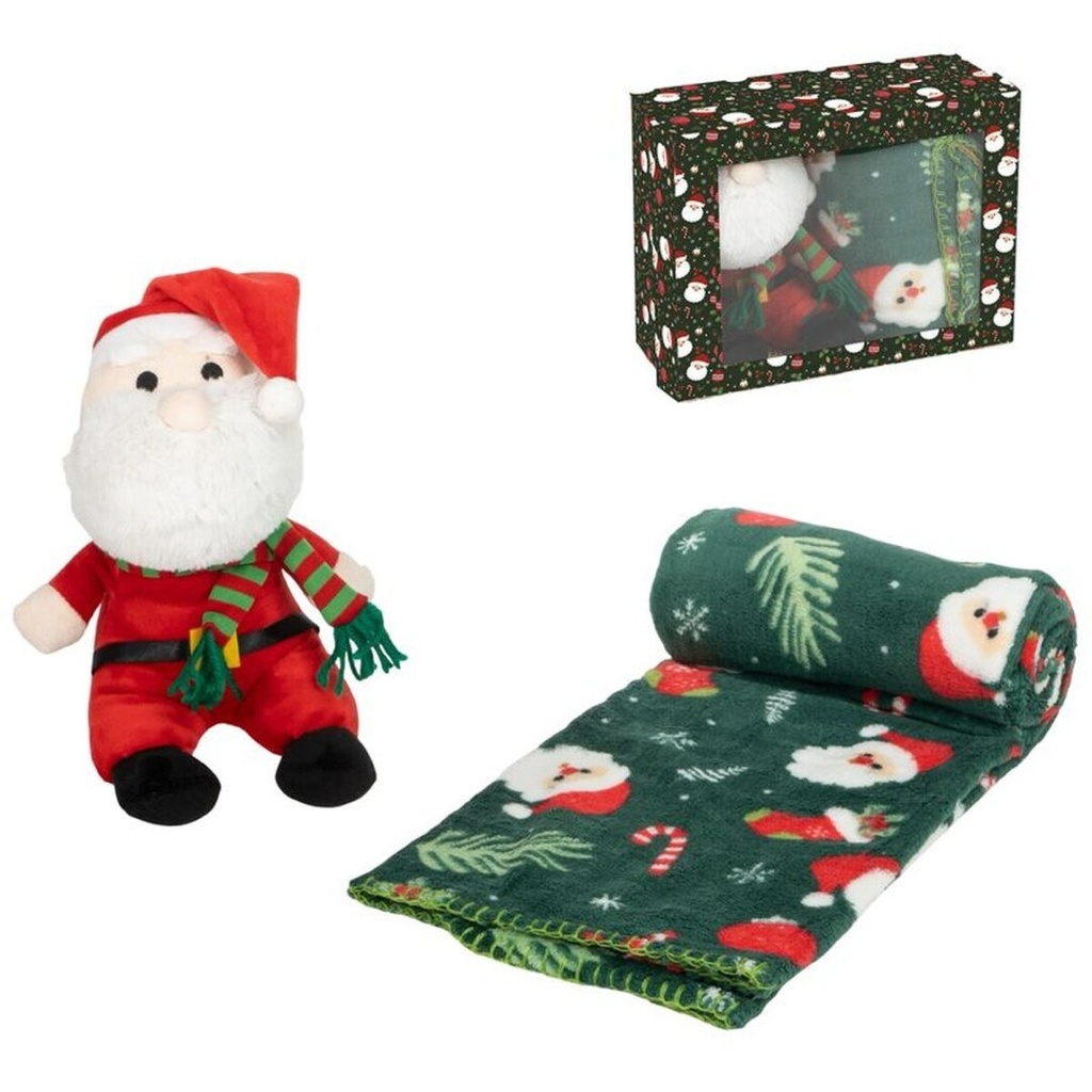 Peluche con manta, Papá Noel