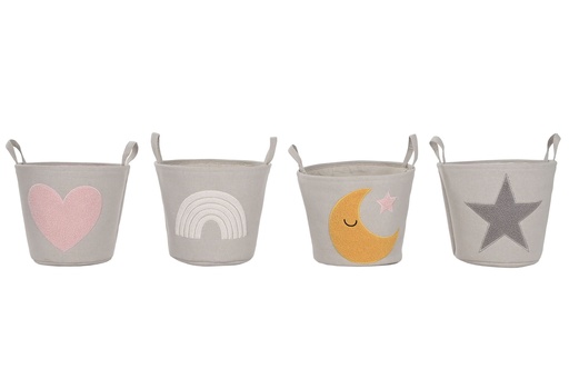 [97397] CESTA POL.36X36X40 4 SURTIDOS