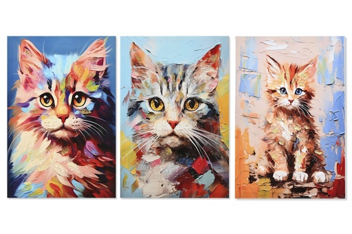 [97398] CUADRO LIENZO MDF 40X60 3 SURTIDOS