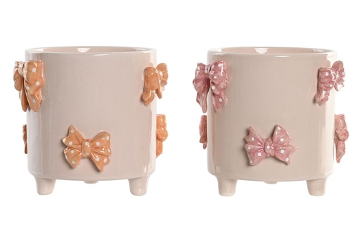 [97944] MACETERO CERAMICA 16X16X14 LAZOS 2 SURTI