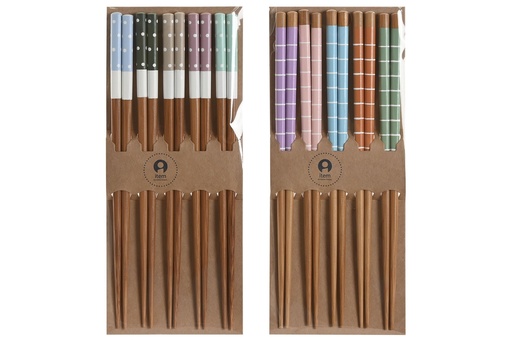 [97950] PALILLO SET 10 BAMBU 2 SURTIDOS