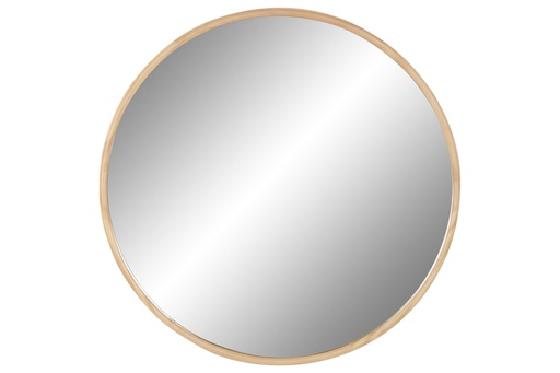 [98375] ESPEJO PINO CRISTAL 62X62 CM NATURAL