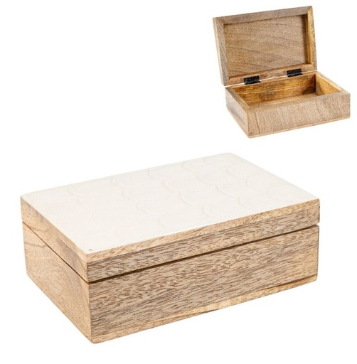 [99380] Caja rectangular, ivory