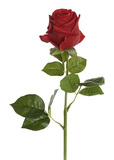 [99426] Flor de seda con tacto real, roja