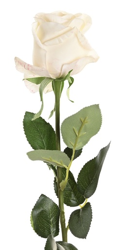 [99427] Flor de seda con tacto real, blanca
