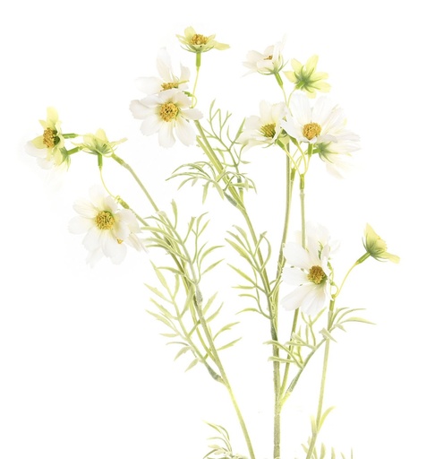 [99428] Flor de seda con tacto real, blanca