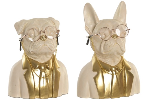 [100308] Figura de vinilo con perro, 2 diseños surtidos