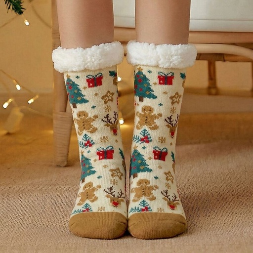 [101001] Calcetines borreguito de Navidad